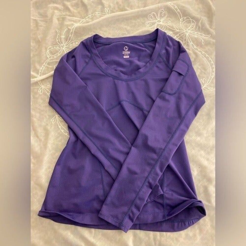 Women’s MERRELL Purple Select Wick Long Sleeve Top ~ Size Small